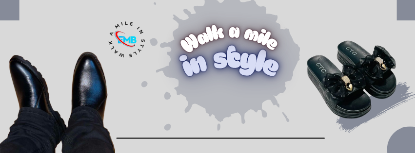 Shoes For Men Facebook Cover in White and Black Minimalist Style (1)